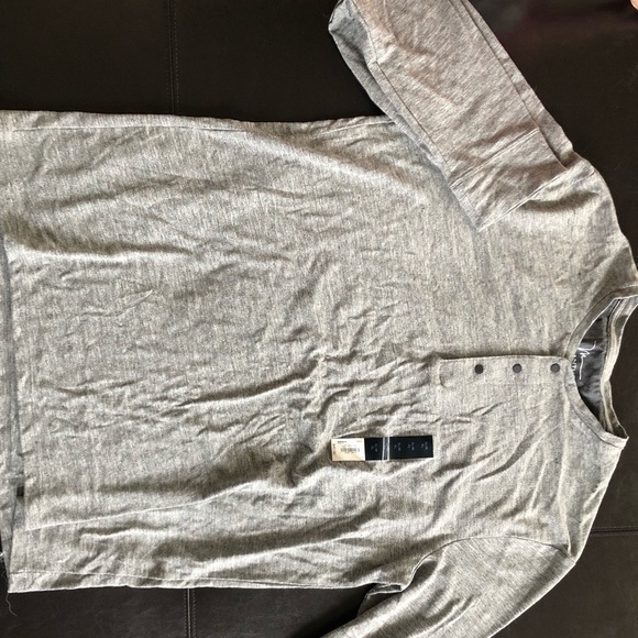 Grey Men’s Long Sleeve - Picture 1 of 2
